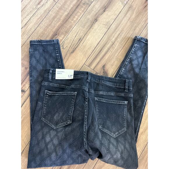 NWT Soft Surroundings size 12P 12 petite black ankle jeans - Picture 3 of 5